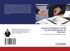 Copertina di Impact of Practices of CSR on the Performance of Business