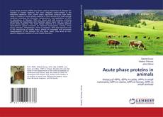 Buchcover von Acute phase proteins in animals