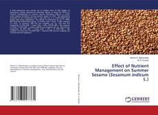 Capa do livro de Effect of Nutrient Management on Summer Sesame (Sesamum indicum L.) 