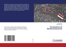 Buchcover von Vocabulary of Mathematics(I-O)