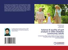 Buchcover von balance & quality of gait analysis in older diabetes community adults