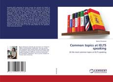 Buchcover von Common topics at IELTS speaking