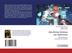 Buchcover von Data Mining Technique and Applications