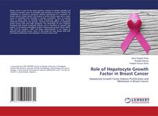 Buchcover von Role of Hepatocyte Growth Factor in Breast Cancer