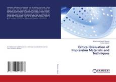 Buchcover von Critical Evaluation of Impression Materials and Techniques