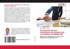 Capa do livro de Evaluación de los resultados de Gestión de la Calidad en ESSALUD 