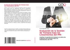 Portada del libro de Evaluación de la Gestión de Tiempos bajo los Lineamientos del PMI