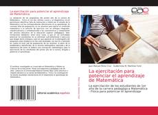 Capa do livro de La ejercitación para potenciar el aprendizaje de Matemática 