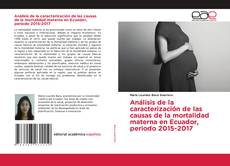 Portada del libro de Análisis de la caracterización de las causas de la mortalidad materna en Ecuador, periodo 2015-2017