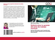 Portada del libro de Sistema para la gestión del plan de trabajo mensual