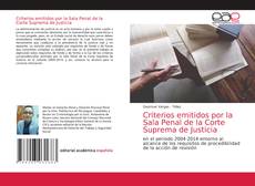 Couverture de Criterios emitidos por la Sala Penal de la Corte Suprema de Justicia