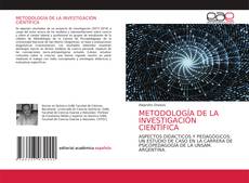 Portada del libro de METODOLOGÍA DE LA INVESTIGACIÓN CIENTÍFICA