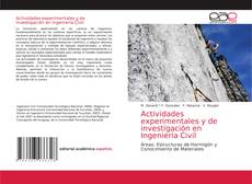 Обложка Actividades experimentales y de investigación en Ingeniería Civil