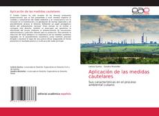 Обложка Aplicación de las medidas cautelares