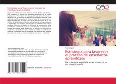 Capa do livro de Estrategia para favorecer el proceso de enseñanza-aprendizaje 