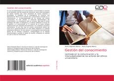 Gestión del conocimiento kitap kapağı