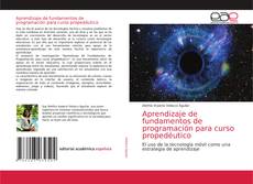 Couverture de Aprendizaje de fundamentos de programación para curso propedéutico