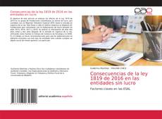 Couverture de Consecuencias de la ley 1819 de 2016 en las entidades sin lucro