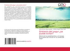 Capa do livro de Sinéresis del yogur ¿se puede evitar? 