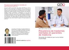 Обложка Prevalencia de trastornos mentales en pacientes de medicina