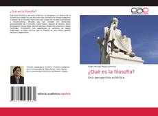 Couverture de ¿Qué es la filosofía?