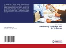 Copertina di Advertising language and its discourse