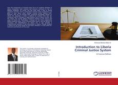 Buchcover von Introduction to Liberia Criminal Justice System