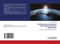 Copertina di Performance Analysisof Orbit Determination Algorithms