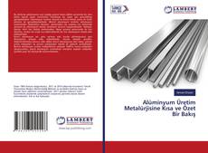 Buchcover von Alüminyum Üretim Metalürjisine Kısa ve Özet Bir Bakış
