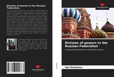 Bookcover of Division of powers in the Russian Federation