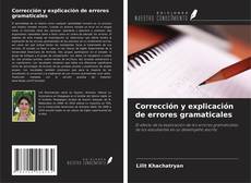 Copertina di Corrección y explicación de errores gramaticales
