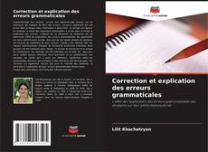Buchcover von Correction et explication des erreurs grammaticales