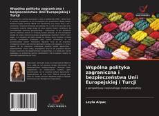 Capa do livro de Wspólna polityka zagraniczna i bezpieczeństwa Unii Europejskiej i Turcji 