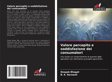 Couverture de Valore percepito e soddisfazione dei consumatori