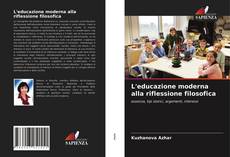 Обложка L'educazione moderna alla riflessione filosofica