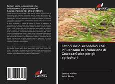 Buchcover von Fattori socio-economici che influenzano la produzione di Cowpea:Guida per gli agricoltori