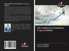 Buchcover von IDE E CRESCITA ECONOMICA: Il caso di UEMOA