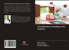 Bookcover of Considération prothétique des implants