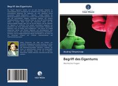 Bookcover of Begriff des Eigentums