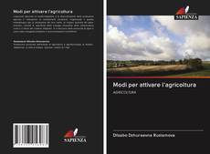 Bookcover of Modi per attivare l'agricoltura