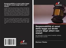 Обложка Responsabilità ai sensi della legge sui diritti umani degli attori non statali