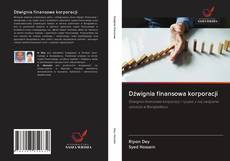 Обложка Dźwignia finansowa korporacji