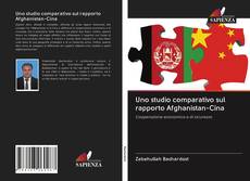 Capa do livro de Uno studio comparativo sul rapporto Afghanistan-Cina 