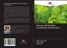 Copertina di Principe d'ÉCOLOGIE : Introduction et interaction
