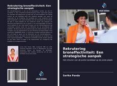 Portada del libro de Rekrutering broneffectiviteit: Een strategische aanpak