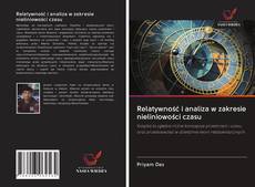Copertina di Relatywność i analiza w zakresie nieliniowości czasu