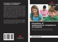 Buchcover von Formation of mathematical competence of students