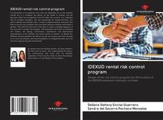 Portada del libro de IDEXUD rental risk control program