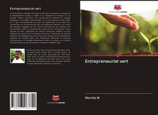 Capa do livro de Entrepreneuriat vert 