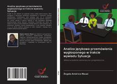 Copertina di Analiza językowa przemówienia wygłoszonego w trakcie wywiadu Sytuacja